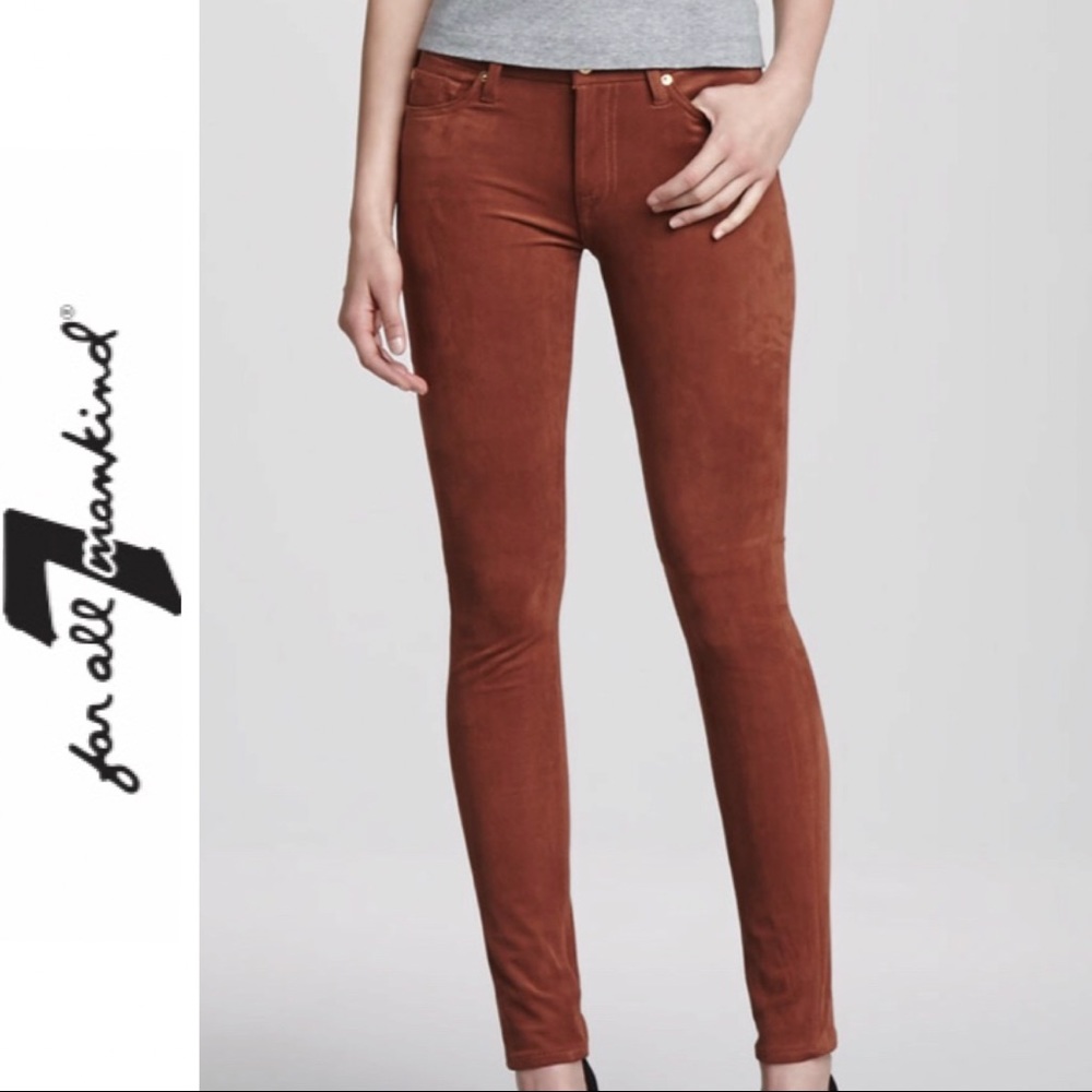 7FAM The Sueded Skinny in Rust - EUC